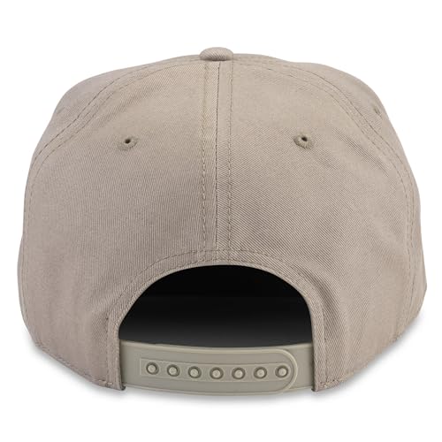 AMERICAN NEEDLE Jack Daniel's Whiskey Roscoe Adjustable Snapback Baseball Hat, Light Olive (23008A-JACKD-LOLI)