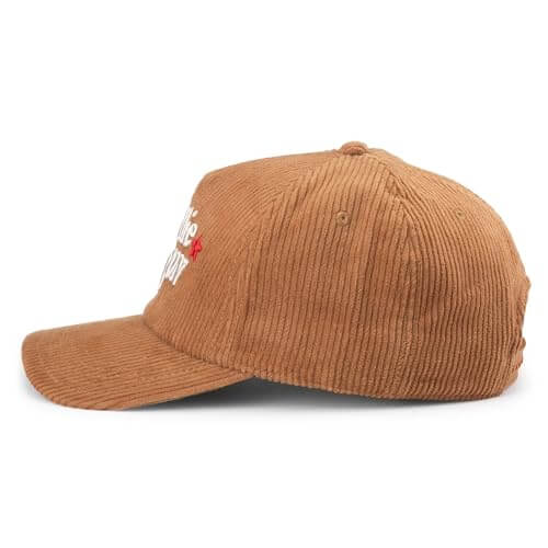 AMERICAN NEEDLE Willie Nelson Balsam WW Cord Adjustable Snapback Baseball Hat, Brown (24004A-WNELSON-BRN)