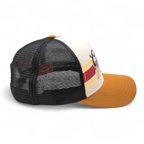 AMERICAN NEEDLE Coors Beer Sinclair Adjustable Snapback Trucker Baseball Hat Black Ivory Wheat