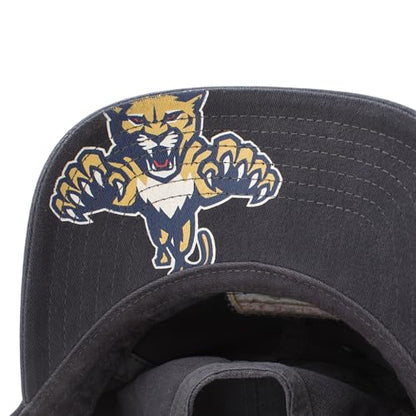 AMERICAN NEEDLE NHL Florida Panthers Hockey Team New Raglan Adjustable Baseball Hat, Navy (36672B-FLP-NVY)