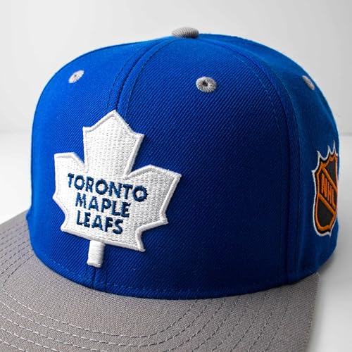 AMERICAN NEEDLE OFFICIALLLY Licensed NHL Block Letter Snapback Cap, Toronto Maple Leafs Hockey HAT, Authentic, New