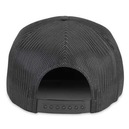 AMERICAN NEEDLE Jack Daniel's Whiskey Foamy Roscoe Adjustable Snapback Baseball Hat, Black (24007A-JACKD-BLK)