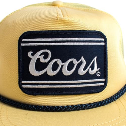 AMERICAN NEEDLE Officially Licensed COORS Beer Snapback Rope HAT, Light ICE/Black Authentic, New