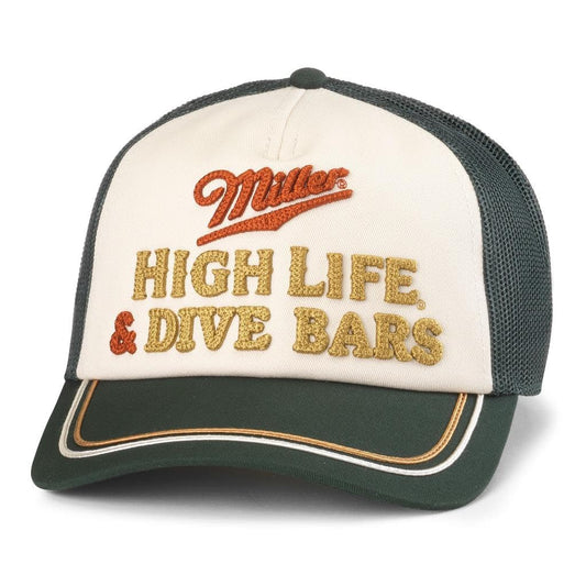 AMERICAN NEEDLE Unisex Miller High Life Radler Adjustable Snapback Baseball Hat (25001A-MHL-DGIV)