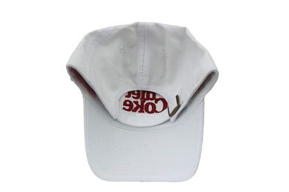 AMERICAN NEEDLE Diet Coke Ballpark Slouch Curved Brim Adjustable Hat White