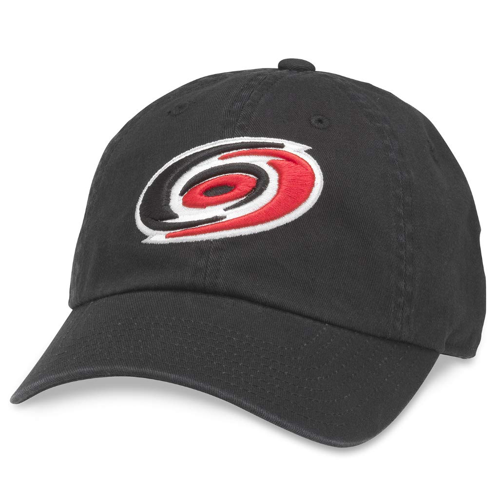 AMERICAN NEEDLE Carolina Hurricanes Officially Licensed NHL Dad Hat, Buckle Strap (40742B-CAH)