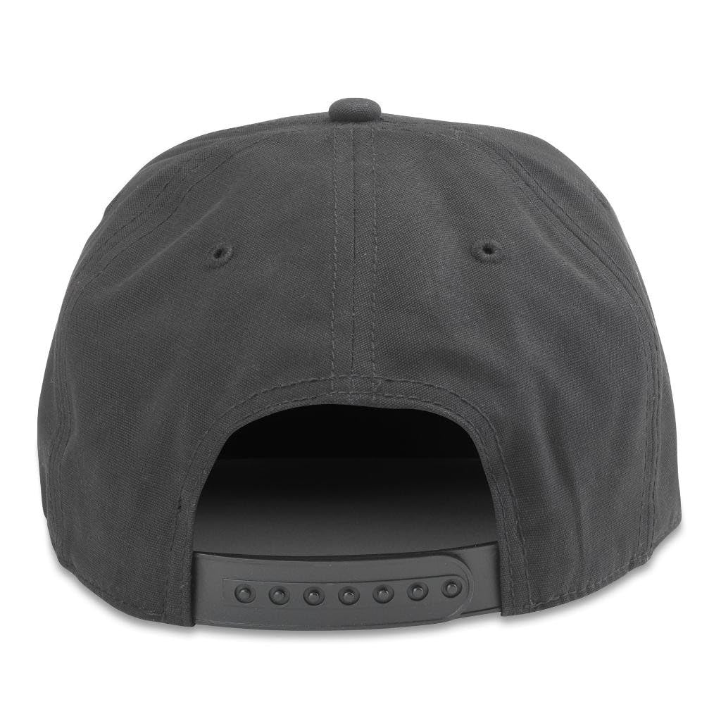 AMERICAN NEEDLE Unisex Mack Trucks Canvas Cappy Adjustable Snapback Baseball Hat (23005A-MACKT-BLK)