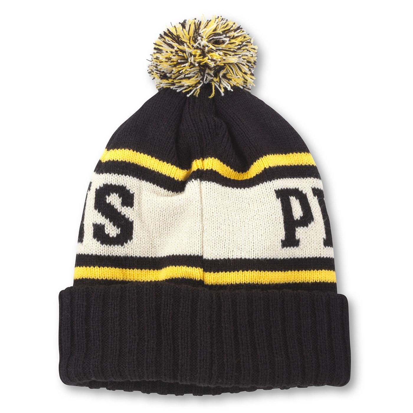 AMERICAN NEEDLE Pittsburgh Penguins NHL Pillow Line Knit Beanie Cap (23012A-PPN-BLIG)