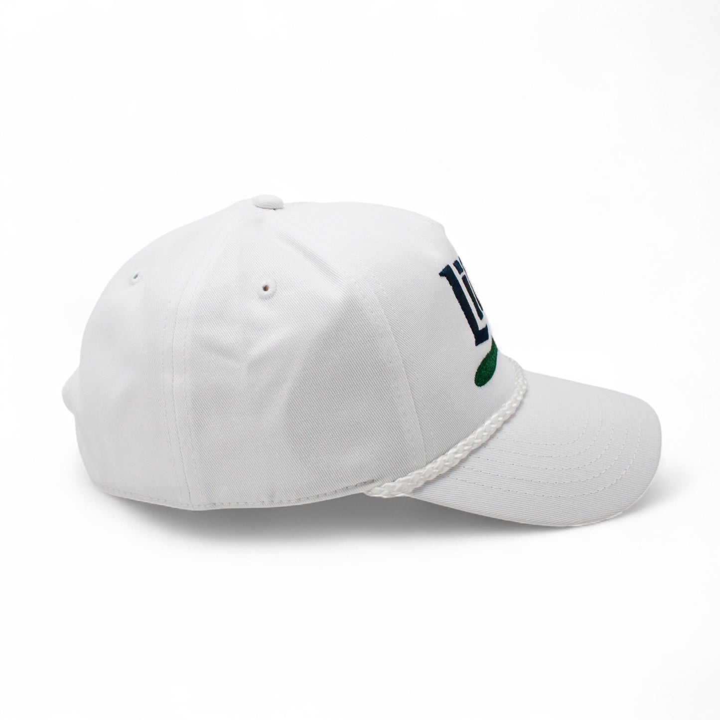 AMERICAN NEEDLE Officially Licensed Miller LITE Golf HAT, Embroidered Rope Cap, Snapback, White/Navy, Authentic, New