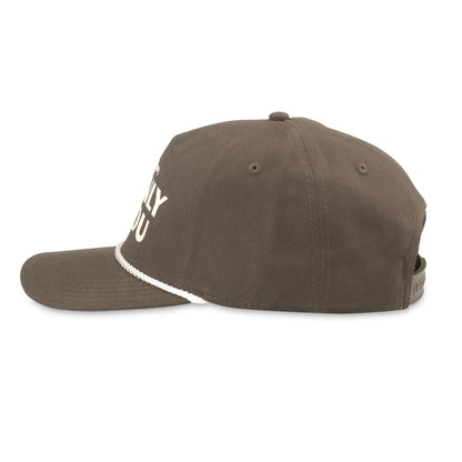 AMERICAN NEEDLE Smokey The Bear Canvas Cappy Snapback Baseball Hat, Army Green (23005A-SMOKEY-ARMY)