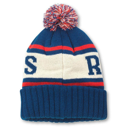 AMERICAN NEEDLE New York Rangers NHL Pillow Line Knit Beanie Cap (23012A-NYR-ROIR)