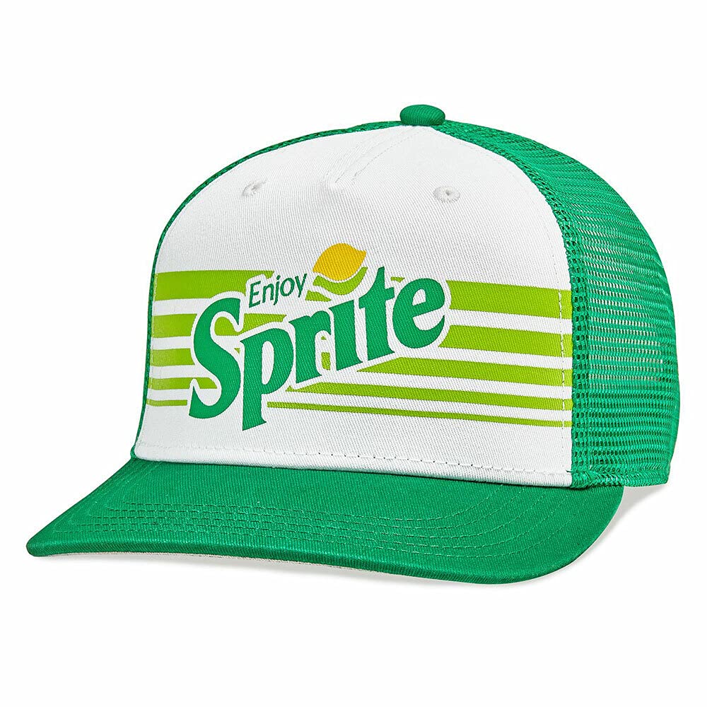 AMERICAN NEEDLE Sinclair Sprite Baseball Hat Adjustable Snapback Dad Hat (21001A-SPRITE-KYWH) Kelly Green/White