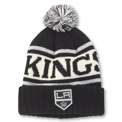 AMERICAN NEEDLE Los Angeles LA Kings NHL Pillow Line Knit Beanie Cap (23012A-LAK-BIGY)