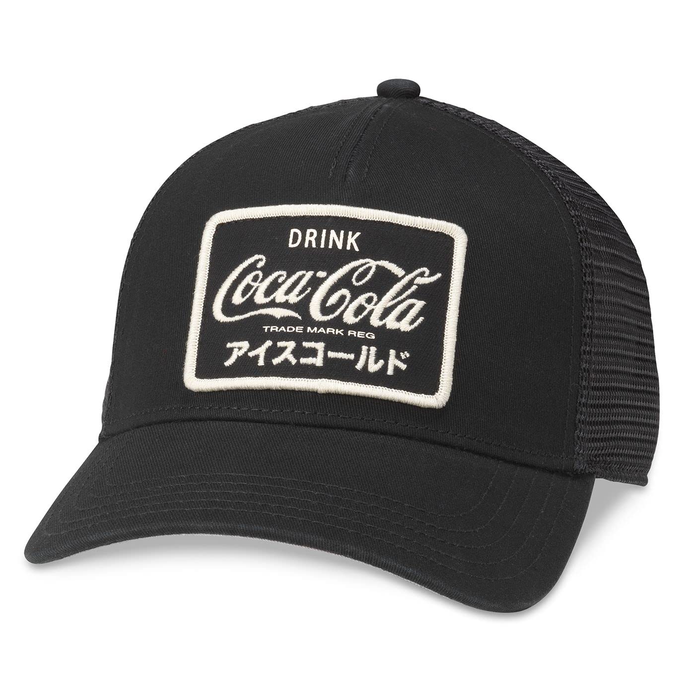 AMERICAN NEEDLE Coca-Cola Valin Adjustable Hat (42960A-COKE-BLK) Black