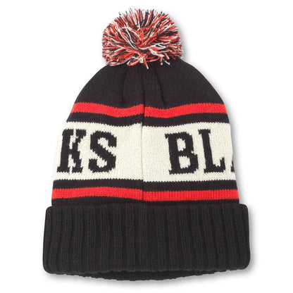 AMERICAN NEEDLE Chicago Blackhawks NHL Pillow Line Knit Beanie Cap (23012A-CBH-BLIR)