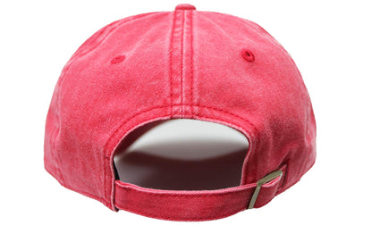 AMERICAN NEEDLE Coca Cola Carter Washed Slouch Adjustable Buckle Hat (COKE-1911A-RED)