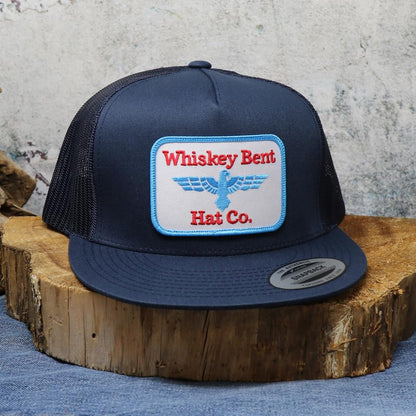 WHISKEY BENT HAT CO. Phoenix Adjustable Snapback Hat (Navy)