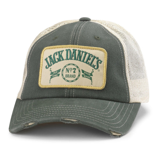 AMERICAN NEEDLE Unisex Jack Daniels Whiskey Orville Adjustable Snapback Baseball Hat (23001B-JACKD-STGN)
