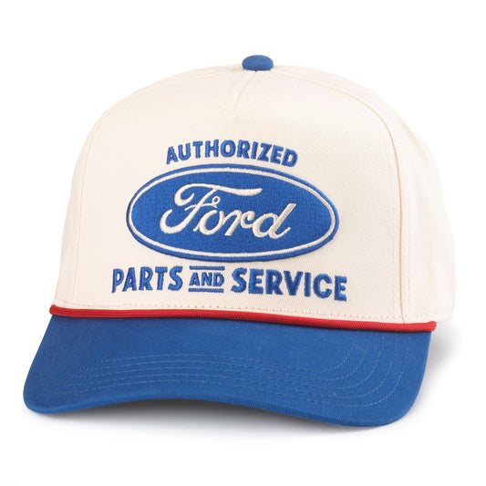AMERICAN NEEDLE Ford Scottie Adjustable Snapback Baseball Hat (25010A-FORD-IROY)