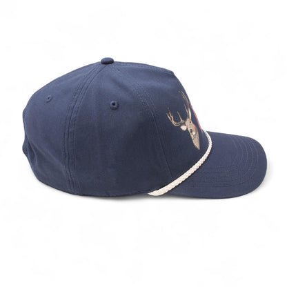 AMERICAN NEEDLE Coors Beer Canvas Cappy Adjustable Snapback Baseball Trucker Hat (23005C-COORS-NVY)