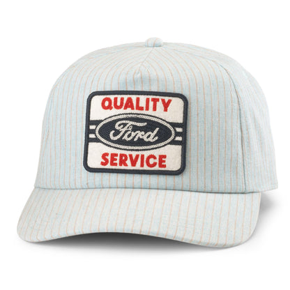 AMERICAN NEEDLE Unisex Ford Tulsa Adjustable Snapback Baseball Hat (25007A-FORD-LBLG)