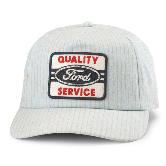 AMERICAN NEEDLE Unisex Ford Tulsa Adjustable Snapback Baseball Hat (25007A-FORD-LBLG)