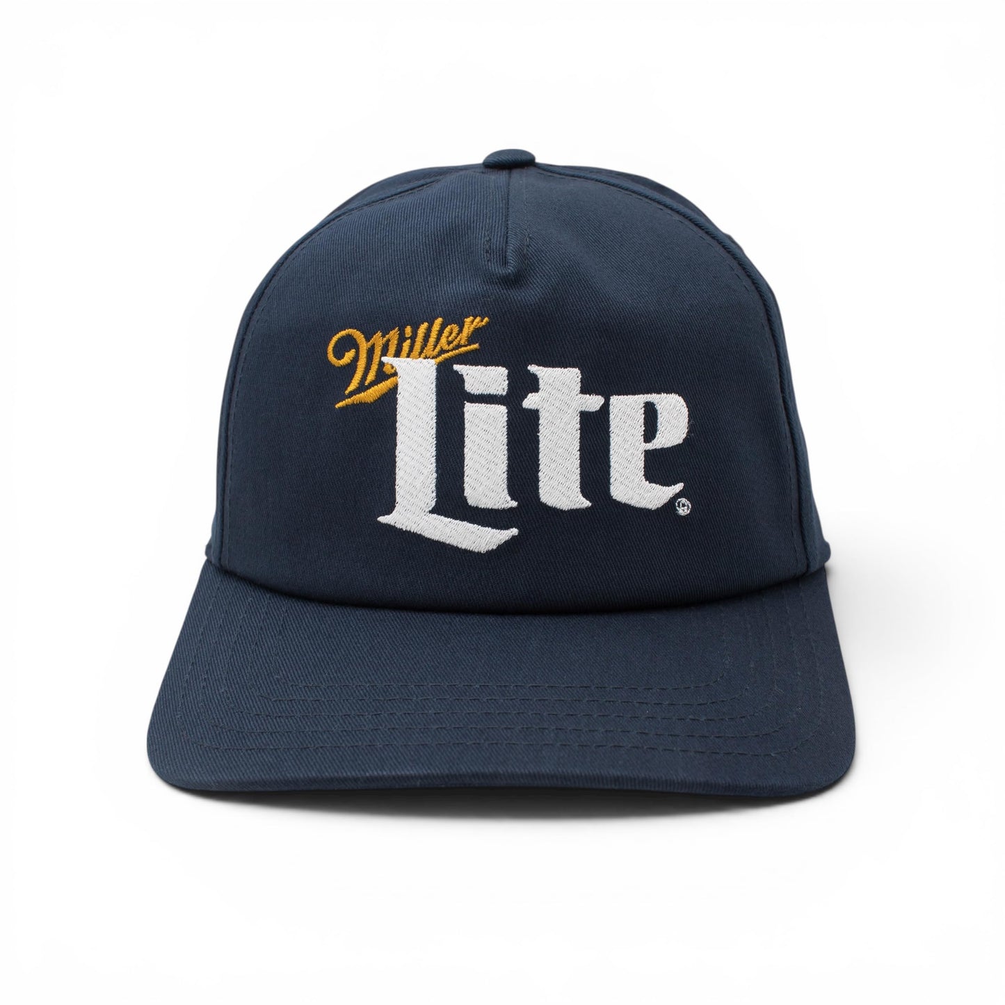 AMERICAN NEEDLE Officially Licensed Miller Lite Roscoe Snapback Adjustable Beer Hat, PI031B, Navy Blue, Authentic OSFA New