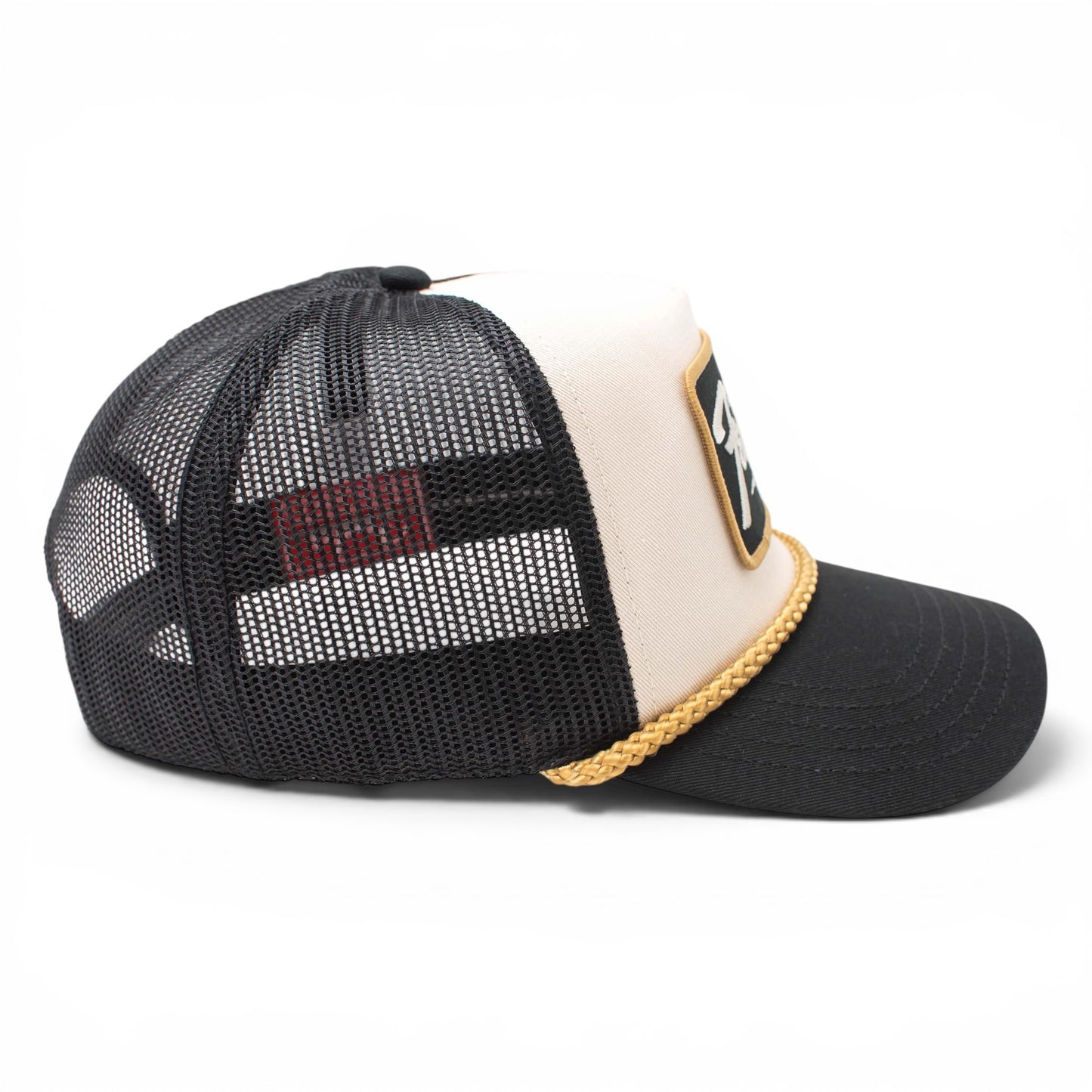 AMERICAN NEEDLE Officially Licensed Fender Guitar Roscoe Rope Hat Patch Trucker, Adjustable Snapback, New Multi