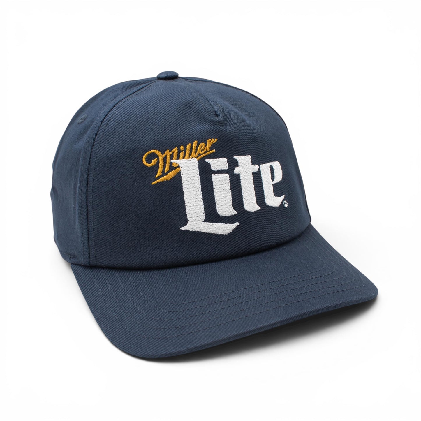 AMERICAN NEEDLE Officially Licensed Miller Lite Roscoe Snapback Adjustable Beer Hat, PI031B, Navy Blue, Authentic OSFA New