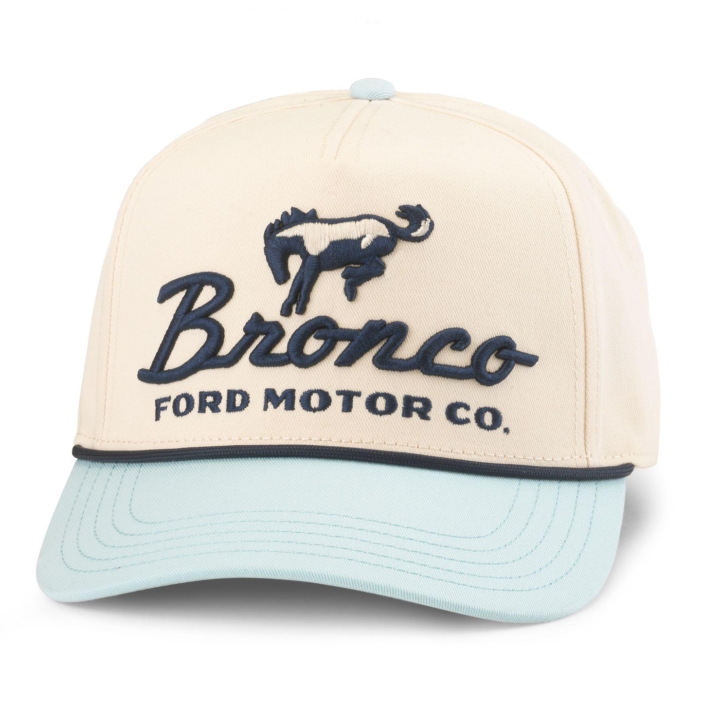 AMERICAN NEEDLE Bronco Scottie Adjustable Snapback Baseball Hat (25010A-BRONCO-IVLB)