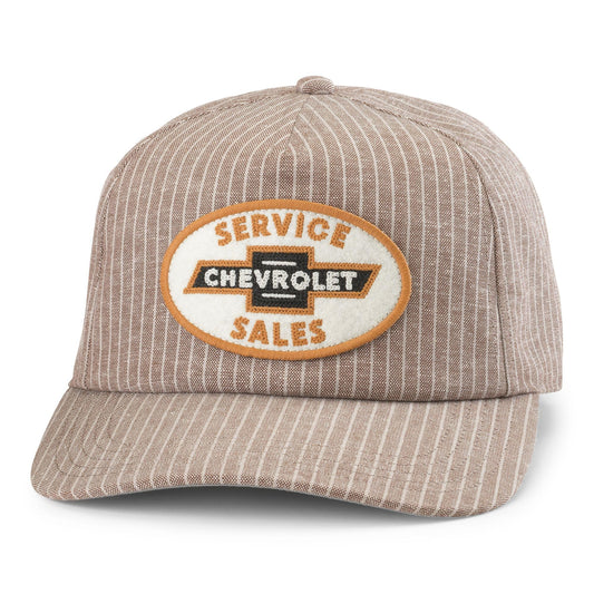 AMERICAN NEEDLE Unisex Chevrolet Chevy Tulsa Adjustable Snapback Baseball Hat (25007A-CHEVY-DGYI)