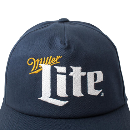AMERICAN NEEDLE Officially Licensed Miller Lite Roscoe Snapback Adjustable Beer Hat, PI031B, Navy Blue, Authentic OSFA New