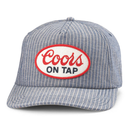 AMERICAN NEEDLE Unisex Coors Beer Tulsa Adjustable Snapback Baseball Hat (25007A-COORS-NVIV)