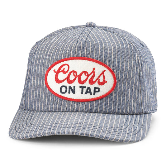 AMERICAN NEEDLE Unisex Coors Beer Tulsa Adjustable Snapback Baseball Hat (25007A-COORS-NVIV)