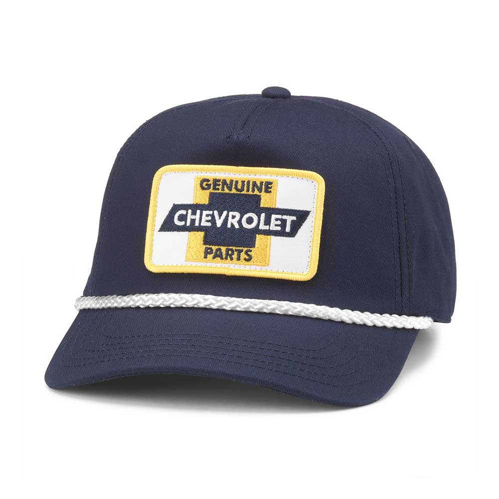 Chevrolet Genuine Parts Rope Hat: Navy Trucker Hats | Vintage Brands