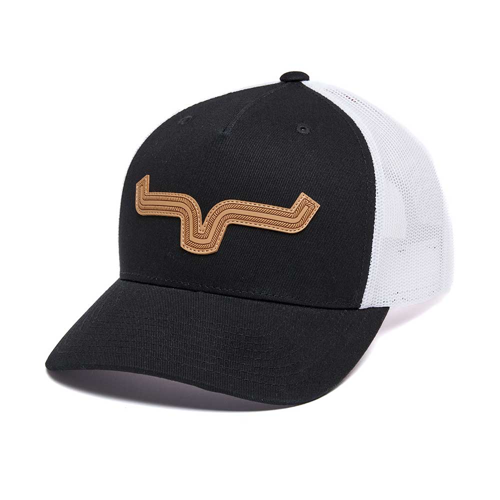  Kimes Ranch Hats: Roped LP Trucker Hat | Black
