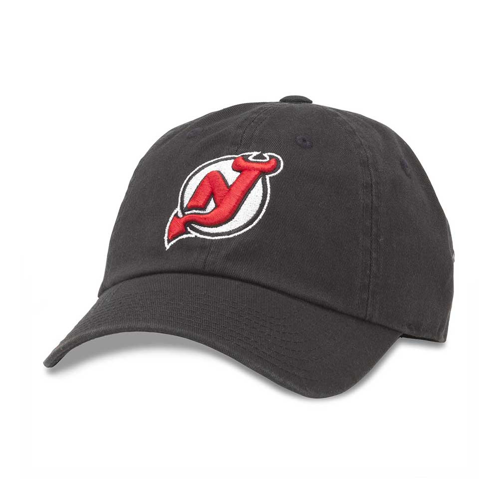 New Jersey Devils Hat: Black Strapback Dad Hats | NHL