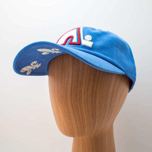 Quebec Nordiques Hat: Blue Strapback Dad Hat | Retro NHL Teams
