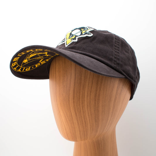 American NeedleNew Raglan NHL Team Adjustable Hat, Pittsburgh Penguins, Black (36672A-PPN)