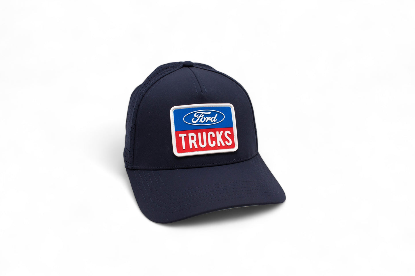 Ford Trucks Hats: Navy Snapback Performance Hat | PVC Patch