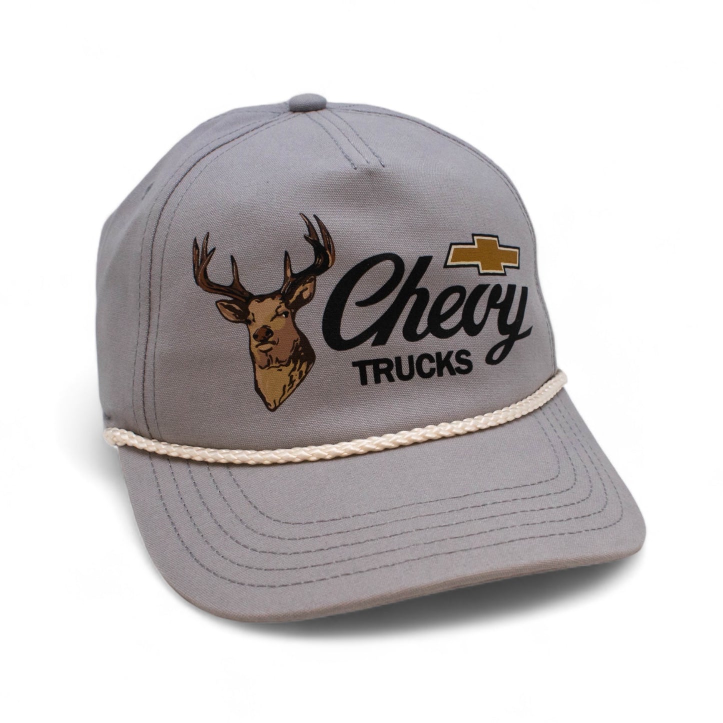 Chevy Trucks Buck Hat: Grey Trucker Hats | Vintage Brands