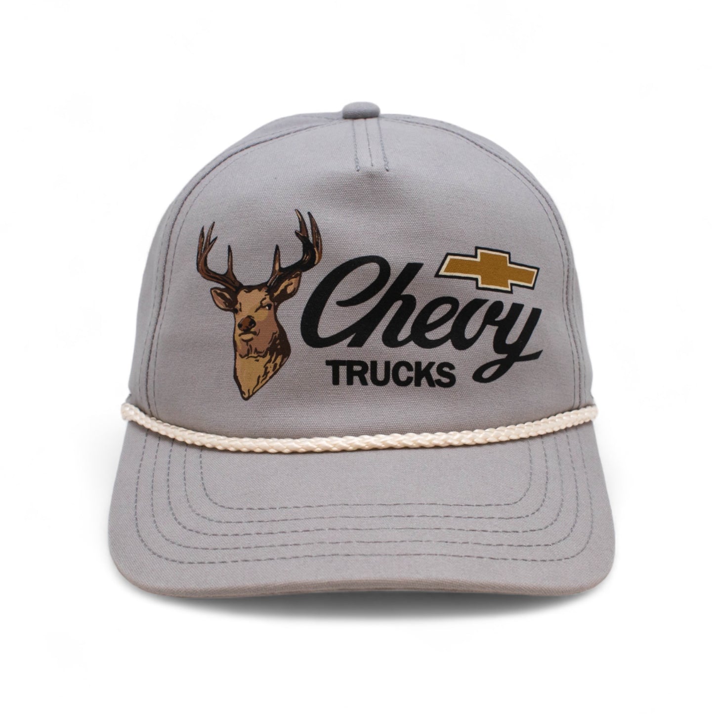 Chevy Trucks Buck Hat: Grey Trucker Hats | Vintage Brands