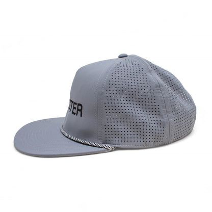 AMERICAN NEEDLE "Hickster" Performance Mesh Snapback Hat, Buxton Pro Cap, Grey/Black Authentic New