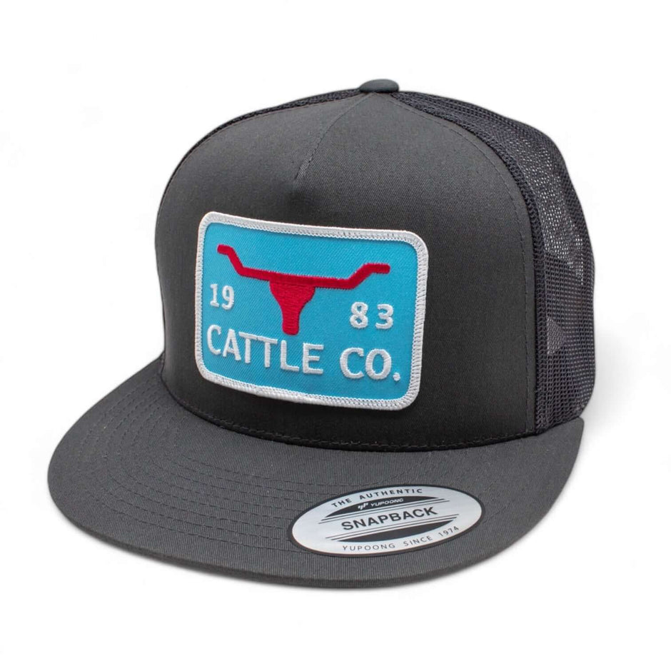 Whiskey Bent Boss Hog Cap - Navy with Long Horns main image 0
