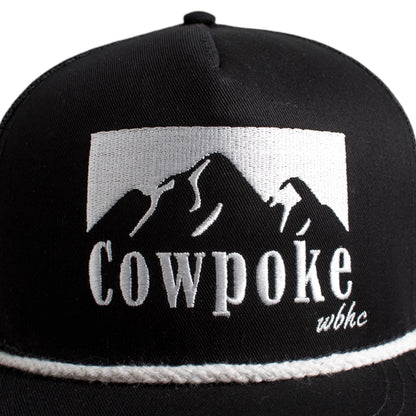 Whiskey Bent Hat Company Authentic 5-Panel Snapback Trucker Hat - Cowboy Killer 2.0 Cowpoke Embroidered Logo