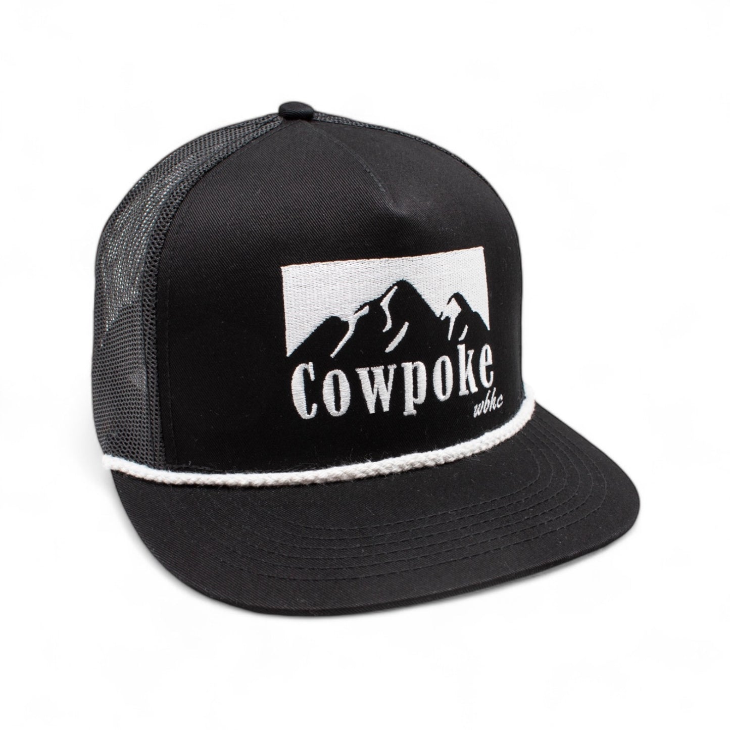 Whiskey Bent Hat Company Authentic 5-Panel Snapback Trucker Hat - Cowboy Killer 2.0 Cowpoke Embroidered Logo