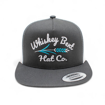 WHISKEY BENT HAT CO. Troubador Adjustable Hat (Grey/White)