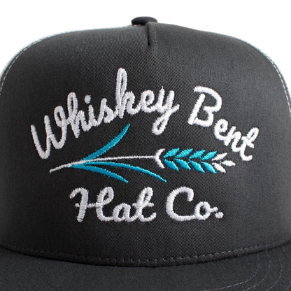 WHISKEY BENT HAT CO. Troubador Adjustable Hat (Grey/White)