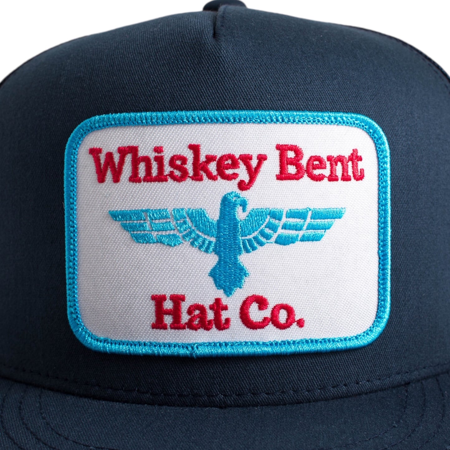 WHISKEY BENT HAT CO. Phoenix Adjustable Snapback Hat (Navy)