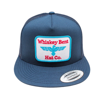 WHISKEY BENT HAT CO. Phoenix Adjustable Snapback Hat (Navy)